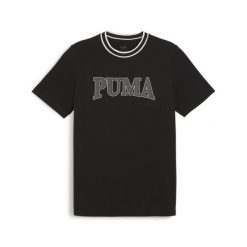 Męska koszulka z nadrukiem PUMA SQUAD PUMA Black. Czarne t-shirty sportowe męskie Puma, m, bez ramiączek, na jogę i pilates. Za 79.90 zł.