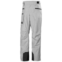 Spodnie narciarskie Helly Hansen Garibaldi 2.0. Szare spodnie materiałowe męskie Helly Hansen, bez wzorów, z materiału. Za 1,235.50 zł.