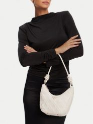 Guess Torebka HWQL96 58180 Biały. Białe torebki klasyczne damskie Guess, z aplikacjami, ze skóry, bez dodatków. Za 319.99 zł.