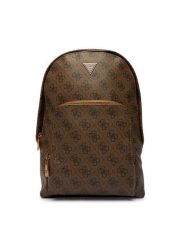 Guess Plecak HMMILO P6202 Brązowy. Brązowe plecaki męskie Guess, z aplikacjami, ze skóry. Za 409.99 zł.