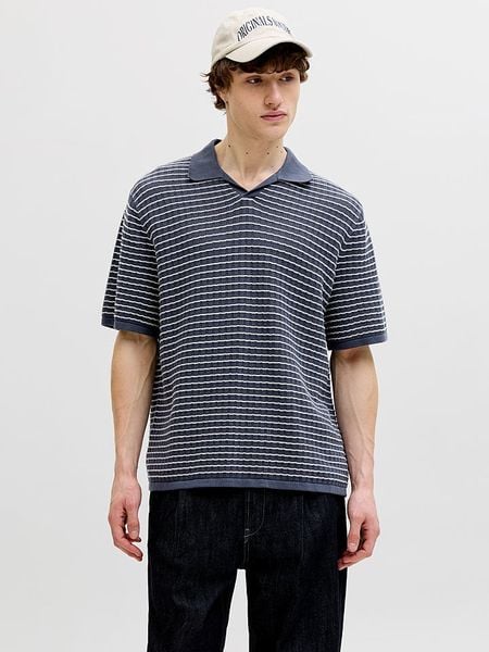 Jack & Jones Koszulka polo "Jornantucket" w kolorze granatowym rozmiar: M. Niebieskie koszulki polo męskie Jack & Jones, m, bez wzorów, z bawełny, bez ramiączek. Za 92.21 zł.