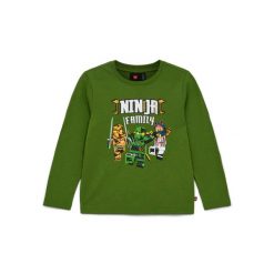 Koszulka z Długim Rękawem Dziecięca LEGO NINJAGO Tano 203 Zielona. Zielone koszulki dziewczęce LEGO, bez wzorów, z bawełny, bez ramiączek. Za 59.99 zł.