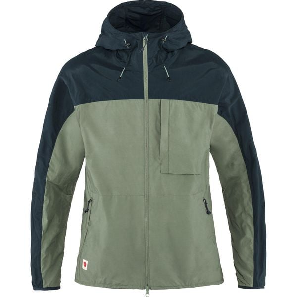 Kurtka outdoor męska Fjallraven High Coast Wind Jacket. Czarne kurtki outdoor męskie Fjällräven, m, bez wzorów, z bawełny, bez kaptura. Za 903.60 zł.