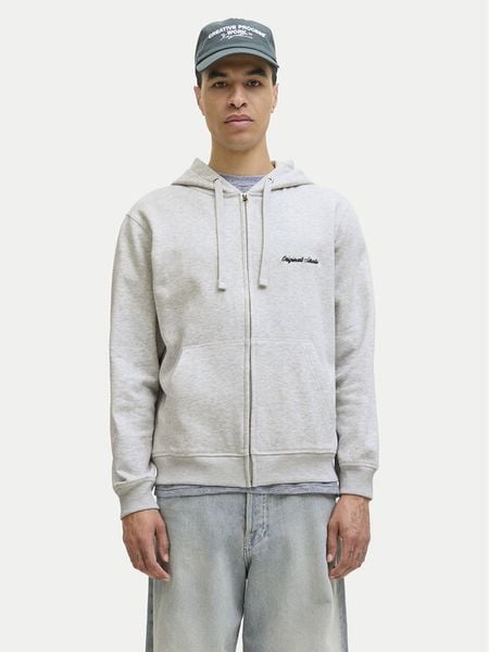 Jack & Jones Bluza Norrebro Emb 12282901 Szary Regular Fit. Szare bluzy bez kaptura męskie Jack & Jones, m, z bawełny. Za 219.99 zł.