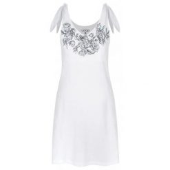 Damska sukienka sportowa pętelka Berunka biała. Białe sukienki damskie ZSPORT, na lato, m, bez wzorów, z bawełny, sportowe, bez kołnierzyka, bez ramiączek, sportowe. Za 142.99 zł.