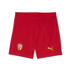 Młodzieżowe szorty RC Lens 25/26 PUMA. Czarna szorty damskie Puma, bez wzorów, ze lnu, młodzieżowe. Za 179.00 zł.