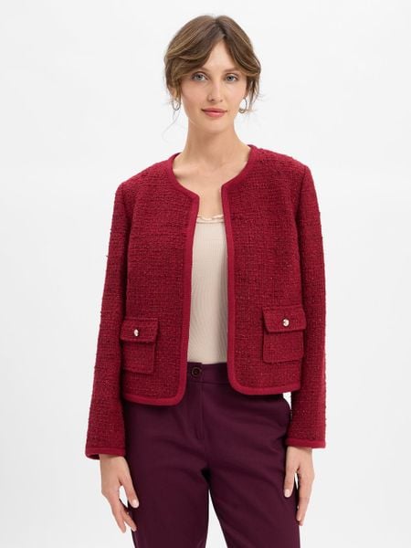 JOOP! Marynarka - Joella Kobiety Bouclé czerwony, 38. Czerwone marynarki i żakiety damskie Joop!, bez wzorów, eleganckie. Za 949.95 zł.