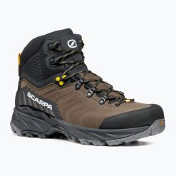 Buty trekkingowe męskie SCARPA Rush TRK Pro GTX. Brązowe buty trekkingowe męskie Scarpa, bez zapięcia, trekkingowe. Za 839.99 zł.