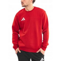 Bluza Męska adidas Entrada 26 Bez Kaptura Sportowa Bawełniana roz. XL. Czerwone bluzy sportowe męskie Adidas, bez wzorów, z bawełny, sportowe, bez kołnierzyka, bez ramiączek. Za 135.00 zł.
