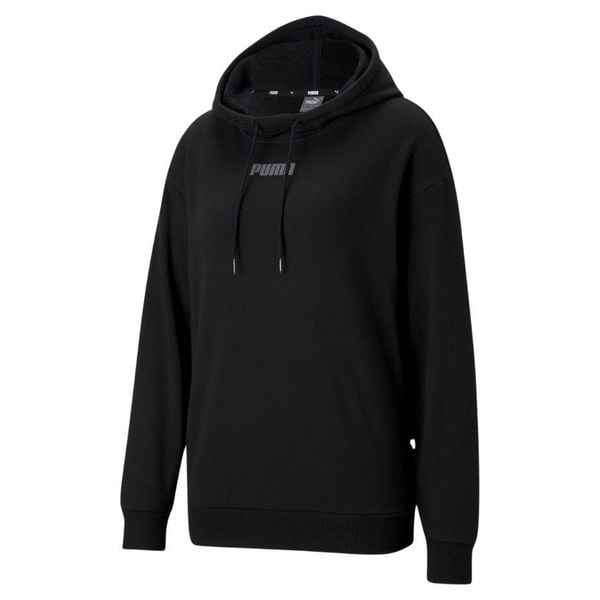 Bluza damska Puma Modern Basics. Czarne bluzy z kapturem damskie Puma, l, z bawełny. Za 247.95 zł.