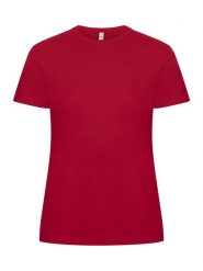 Clique Classic OC-T Women T-shirt z bawełny organicznej – red. Czerwone t-shirty damskie CLIQUE, xs, bez wzorów, z bawełny, bez kołnierzyka. Za 118.13 zł.