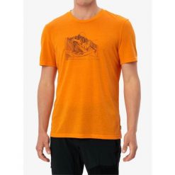 Koszulka szybkoschnąca męska Vaude Tekoa T-Shirt III. Brązowe t-shirty męskie Vaude, na lato, m, bez wzorów, bez kołnierzyka. Za 135.99 zł.