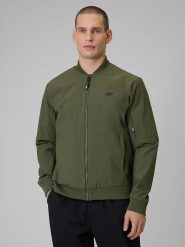 4F Kurtka przejściowa w kolorze khaki rozmiar: XL. Brązowe kurtki męskie 4f, xl, bez wzorów, bez kaptura. Za 162.99 zł.