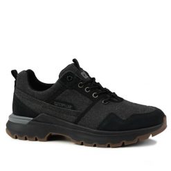 Buty męskie sportowe Cat COLORADO SNEAKER LO CANVAS. Czarne buty sportowe na co dzień męskie CATerpillar, z gumy, bez zapięcia, trekkingowe. Za 299.00 zł.