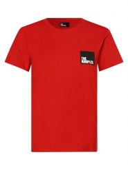 The Kooples T-shirt Kobiety Bawełna czerwony, 2. Czerwone t-shirty damskie The Kooples, l, bez wzorów, z bawełny, bez kołnierzyka. Za 349.95 zł.