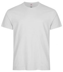 Clique Premium Long-T Dłuższa koszulka z bawełny – White. Białe t-shirty damskie CLIQUE, l, bez wzorów, z bawełny, bez kołnierzyka. Za 108.08 zł.