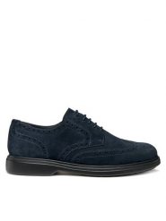Geox Półbuty U Ottavio U56DCA 00022 C4002 Granatowy. Niebieskie półbuty męskie Geox, ze skóry, bez zapięcia. Za 309.99 zł.