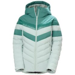 Damska kurtka puchowa Helly Hansen Imperial. Zielone kurtki narciarskie i snowboardowe damskie Helly Hansen, l, bez wzorów, z materiału, narciarskie. Za 1,170.50 zł.