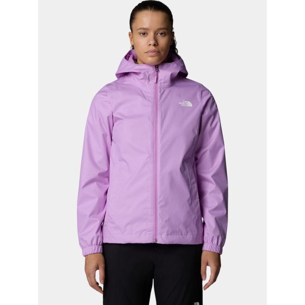 Płaszcz przeciwdeszczowy damski The North Face W Quest. Fioletowe kurtki przeciwdeszczowe damskie The North Face, bez wzorów, sportowe. Za 485.15 zł.