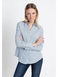 More & More Bluzka w kolorze błękitno-białym rozmiar: 34. Niebieskie bluzki damskie MORE & MORE, bez wzorów, bez kołnierzyka, bez ramiączek. Za 96.37 zł.