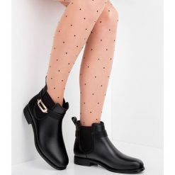 Kalosze damskie Ideal Shoes F-2889 Czarne. Czarne kalosze damskie IDEAL SHOES, bez wzorów, z gumy. Za 69.00 zł.