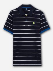 North Sails Koszulka polo w kolorze granatowo-białym rozmiar: M. Białe koszulki polo męskie North Sails, m, z aplikacjami, z bawełny, bez ramiączek. Za 165.99 zł.