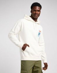 LEE GRAPHIC HOODIE MĘSKA BLUZA Z KAPTUREM NIEROZPINANA ECRU 112349068 LM34015543. Bluzy z kapturem męskie Lee, m. Za 199.99 zł.