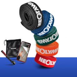 Zestaw taśm fitness z tkaniny – 5 poziomów oporu, taśmy treningowe z torbą. Torebki klasyczne damskie NEOLYMP, bez wzorów, ze skóry, bez dodatków. Za 314.99 zł.
