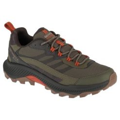 Buty Merrell Speed Strike 2 Gtx J037827 zielone. Zielone buty trekkingowe męskie z gumy, bez zapięcia. Za 708.57 zł.