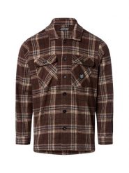 Santa Cruz koszula casual - Lodge Shirt Mężczyźni Comfort Fit brązowy, S. Brązowe koszule męskie Santa Cruz, m, bez wzorów, bez kołnierzyka, bez ramiączek. Za 229.95 zł.