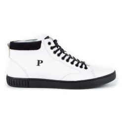Polbut Buty męskie skórzane creepersy 2108sw białe. Białe buty sportowe na co dzień męskie bez zapięcia. Za 367.89 zł.