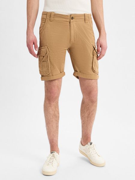 Alpha Industries Spodenki Mężczyźni Bawełna brązowy, 33. Brązowe szorty męskie Alpha Industries, z bawełny, bez kołnierzyka. Za 229.95 zł.