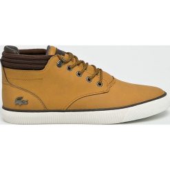 Lacoste - Buty Esparre Winter. Brązowe buty sportowe na co dzień męskie Lacoste, z gumy, bez zapięcia. W wyprzedaży za 339.90 zł.