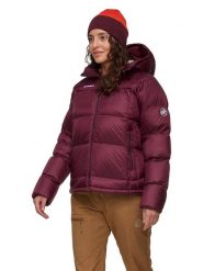 Mammut Kurtka zimowa "Glacier Glow IN" w kolorze czerwonym rozmiar: S. Czerwone kurtki damskie Mammut, na zimę, s, bez wzorów, z puchu, bez kaptura. Za 689.95 zł.