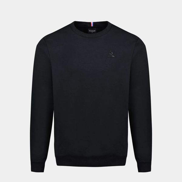 Bluza Le Coq Sportif ESS Ton/Ton N°1. Czarne bluzy bez kaptura męskie Le Coq Sportif, xl, z bawełny. Za 362.00 zł.