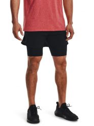 Under Armour Szorty sportowe "Vanish Elite 2in1" w kolorze czarnym rozmiar: L. Czarne szorty męskie Under Armour, l. Za 144.92 zł.