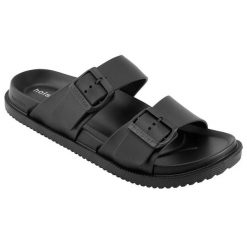 Sandały damskie Holster Soleseeker. Czarne sandały damskie HOLSTER, bez wzorów, z materiału, bez obcasa. Za 315.50 zł.
