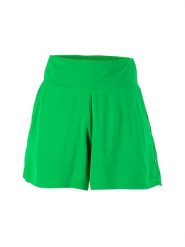 Blutsgeschwister Szorty w kolorze zielonym rozmiar: S. Zielone szorty damskie Blutsgeschwister, bez wzorów, z wiskozy. Za 127.35 zł.