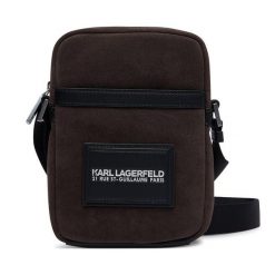 Saszetka KARL LAGERFELD. Brązowe saszetki męskie Karl Lagerfeld. Za 779.99 zł.