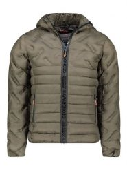 Geographical Norway Kurtka pikowana "Burator" w kolorze khaki rozmiar: 3XL. Brązowe kurtki męskie Geographical Norway, xl, bez wzorów, bez kaptura. Za 237.73 zł.