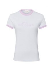 S.Oliver Koszulka Kobiety Dżersej biały, 38. Białe t-shirty damskie S.Oliver, s, bez wzorów, z dżerseju, bez kołnierzyka. Za 109.95 zł.