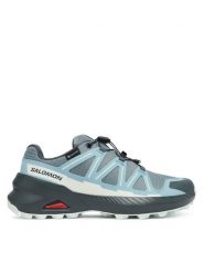 Salomon Trekkingi SPEEDCROSS PEAK GORE-TEX L47974500 Niebieski. Niebieskie obuwie trekkingowe damskie Salomon. Za 519.99 zł.