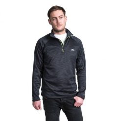 Bluza Polarowa Męska Collins Half Zip. Czerwone bluzy z kapturem męskie Trespass, na zimę, l, z materiału. Za 293.99 zł.
