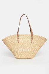 Torebka pleciony słomiany kosz TWINSET U&B. Torebki klasyczne damskie Twinset U&B, bez wzorów, bez dodatków. Za 599.00 zł.