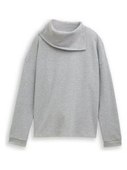 Tom Tailor Bluza w kolorze jasnoszarym rozmiar: XS. Szare bluzy bez kaptura damskie Tom Tailor, xs. Za 114.95 zł.