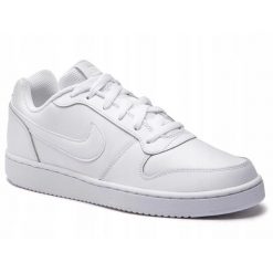 Buty Męskie Sportowe Nike Ebernon Low. Białe buty sportowe na co dzień męskie Nike, bez zapięcia. Za 255.20 zł.