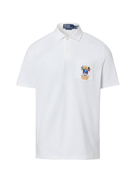Polo Ralph Lauren koszulka polo Mężczyźni Bawełna biały, XL. Białe koszulki polo męskie Polo Ralph Lauren, m, bez wzorów, z bawełny, bez ramiączek. Za 549.95 zł.