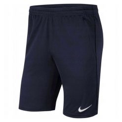 Męskie Spodenki Park 20 DriFIT. Niebieskie szorty męskie Nike, bez kołnierzyka. Za 131.99 zł.