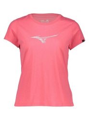 Mizuno Koszulka sportowa w kolorze jasnoróżowym rozmiar: S. Różowe bluzki sportowe damskie Mizuno, s, bez wzorów, bez ramiączek. Za 66.00 zł.