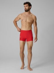 Kąpielówki męskie 4F 4FRSS26USWTM083. Czarne kąpielówki męskie 4f, l, bez wzorów, z elastanu, na fitness i siłownię. Za 69.99 zł.